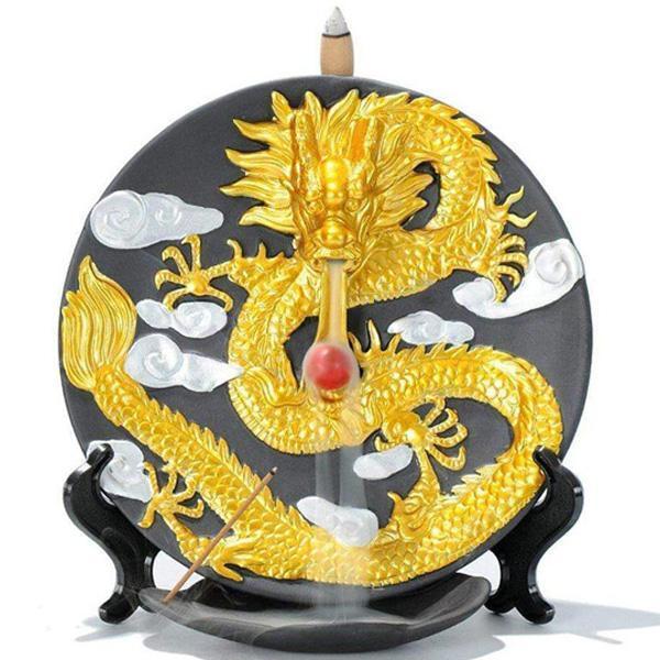 original dragon incense burner chinese ceramic