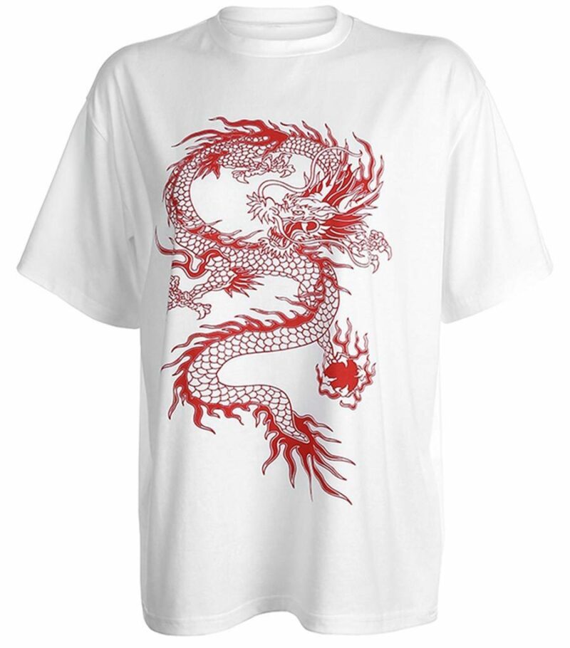 Dragon Tshirt Women Cotton Spandex