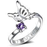 Dragon Ring Wings of Butterfly Sterling Silver