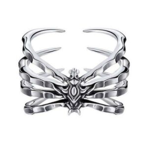 Dragon Ring Spider Style Sterling Silver