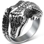 Dragon Ring Crocodile Stainless Steel