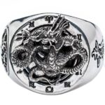 Dragon Ring Sterling Silver Feng Shui