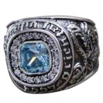 Dragon Ring Precious Stone Sterling Silver