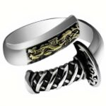 Dragon Ring Silver Samurai Sterling 925
