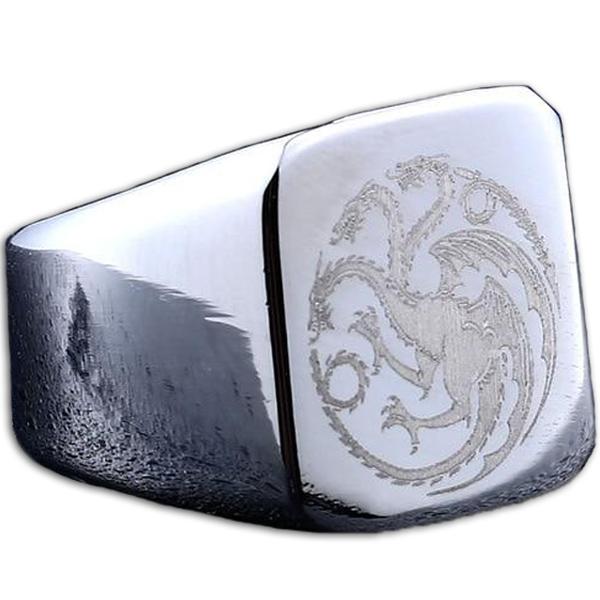 Dragon Ring Game Of Thrones (Steel)