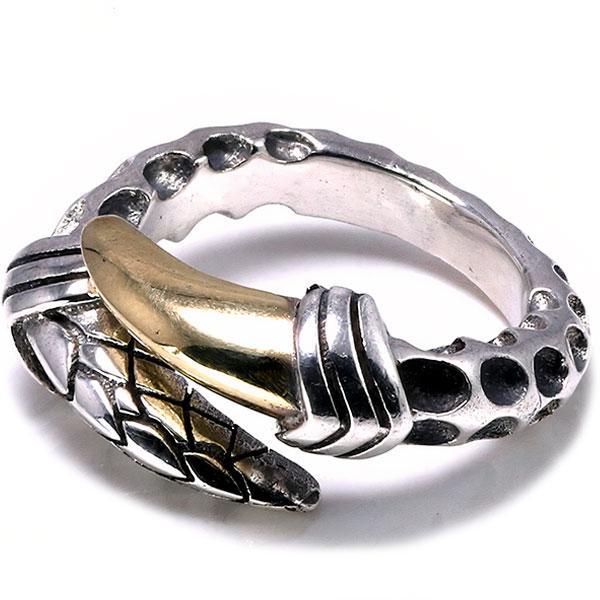 Dragon Ring Claw Silver Sterling
