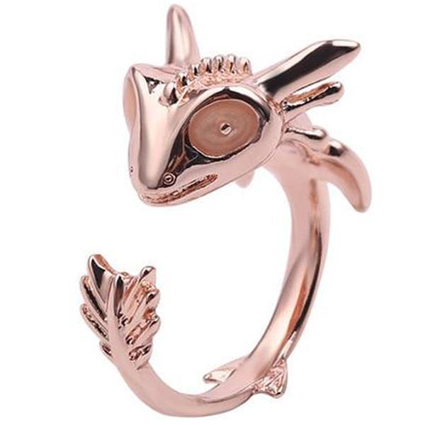 Dragon Ring Toothless Copper