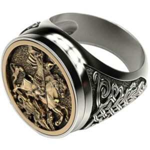 Dragon Ring Medieval Zinc