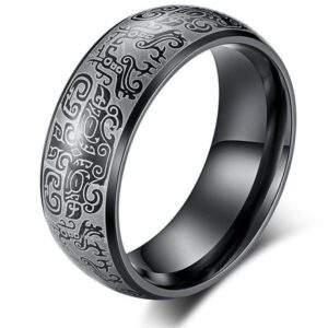 Dragon Ring Chinese Mythology Steel
