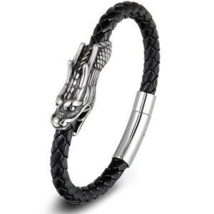 Dragon Bracelet Magnetic Leather