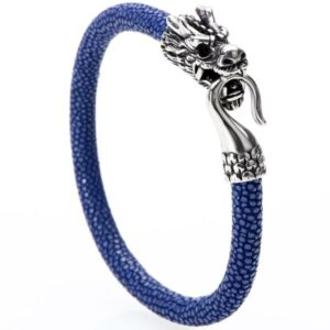 Dragon Bracelet Simple Leather Steel
