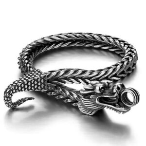 Dragon Bracelet Unique Silver Sterling