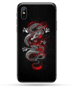 Dragon IPhone Case Red Japanese God