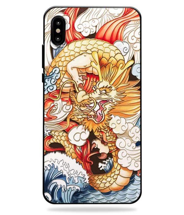 Dragon IPhone Case Cloudy Art