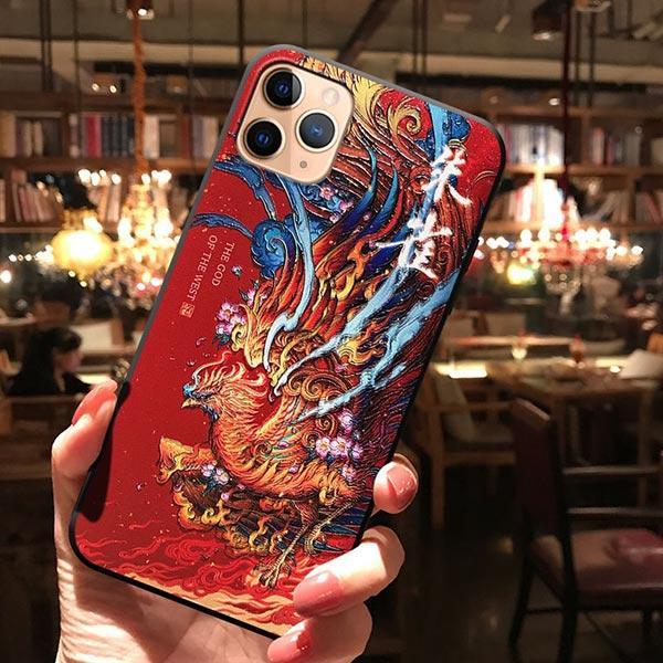 Dragon IPhone Case Phoenix Chinese Art
