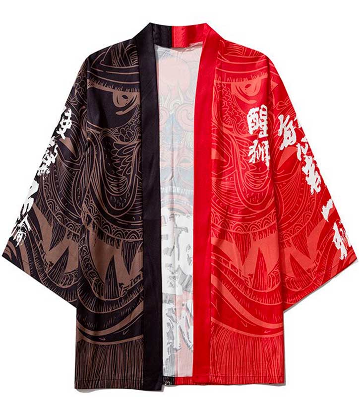 Dragon Kimono Harajuku Polyester Soft