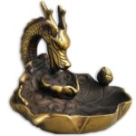 Brass Dragon Backflow Incense Burner
