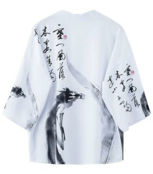 Dragon Kimono Daimyo Kanji Polyester