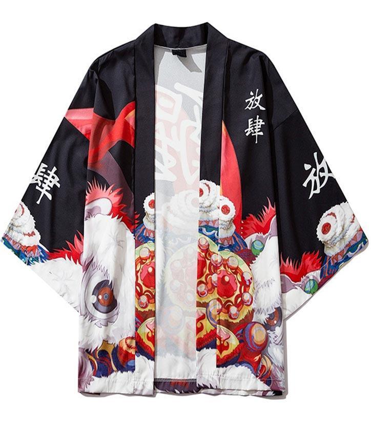 Dragon Kimono Chinese Art Polyester