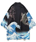 Dragon Kimono Koi Carp Cotton