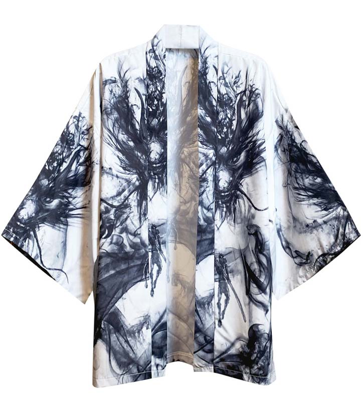 Dragon Kimono Warrior Polyester