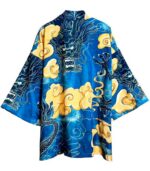 Dragon Kimono Cloudy Polyester