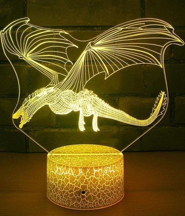 Dragon Lamp Legendary LED (3D)