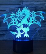Dragon Lamp Flamboyant LED (3D)