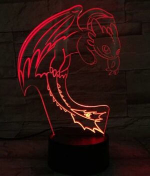 Dragon Lamp Toothless LED (3D)