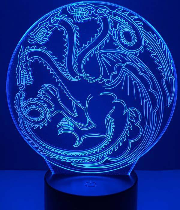 Dragon Lamp Targaryen (3D)