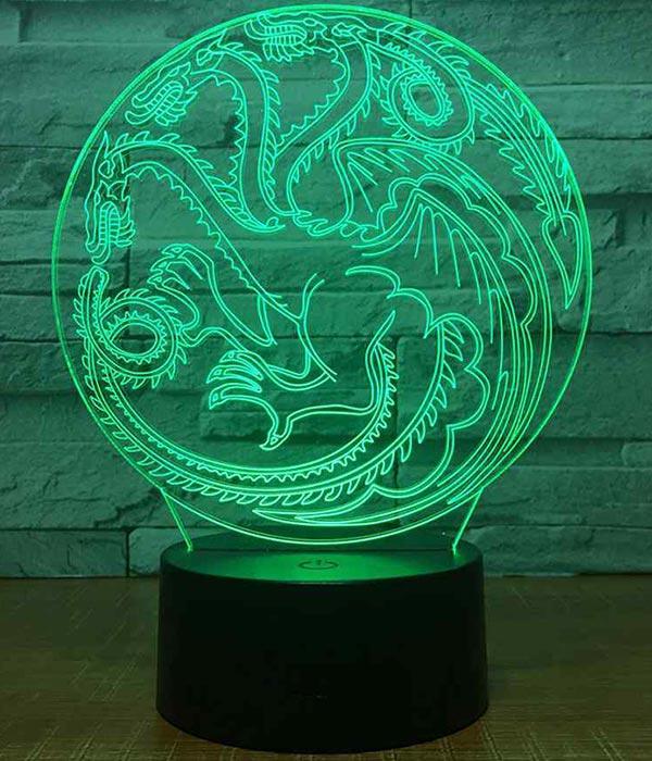 Dragon Lamp Targaryen (3D)