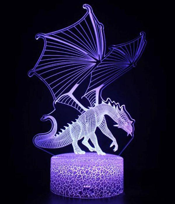 Dragon Lamp Élégant LED (3D)