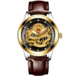 Dragon Watch Immortal Gold and Leather