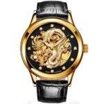Dragon Watch Gold Divine 40mm Leather