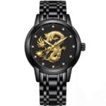 Dragon Watch Japanese Style Golden