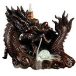 Dragon Incense Burner Resin Decoration