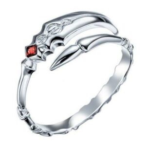 Ardent Blade Dragon Ring Silver