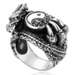 Yin Yang Dragon Ring