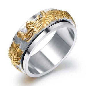Dragon Ring For Guys Steel
