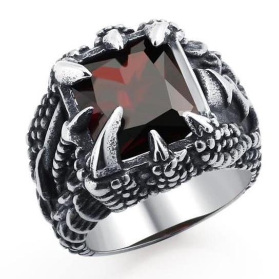 Gothic Dragon Ring