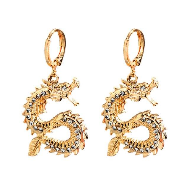 Dragon Hoop Earrings