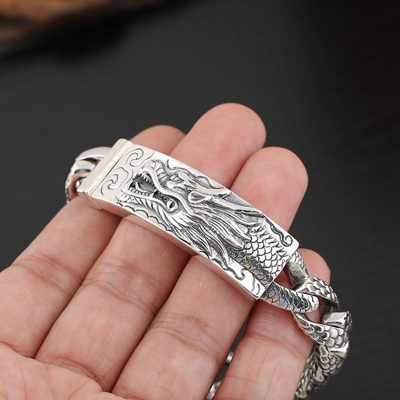 Seiryu Dragon Bracelet – Silver Phantom Jewelry