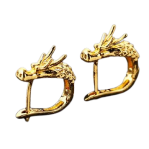 Half Creole dragon Earrings