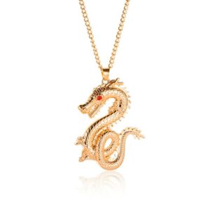 Necklace Dragon Golden
