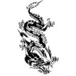 Dragon Sticker Chinese Style