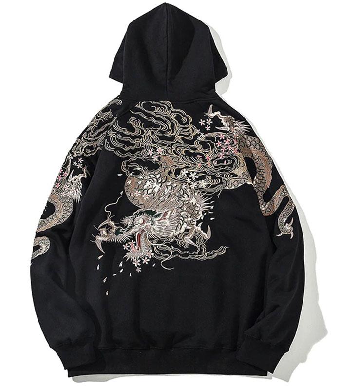 Dragon Hoodie Ryujin Soft Cotton Streetwear