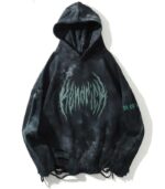 Dragon Hoodie Torn Up Outfit Cotton