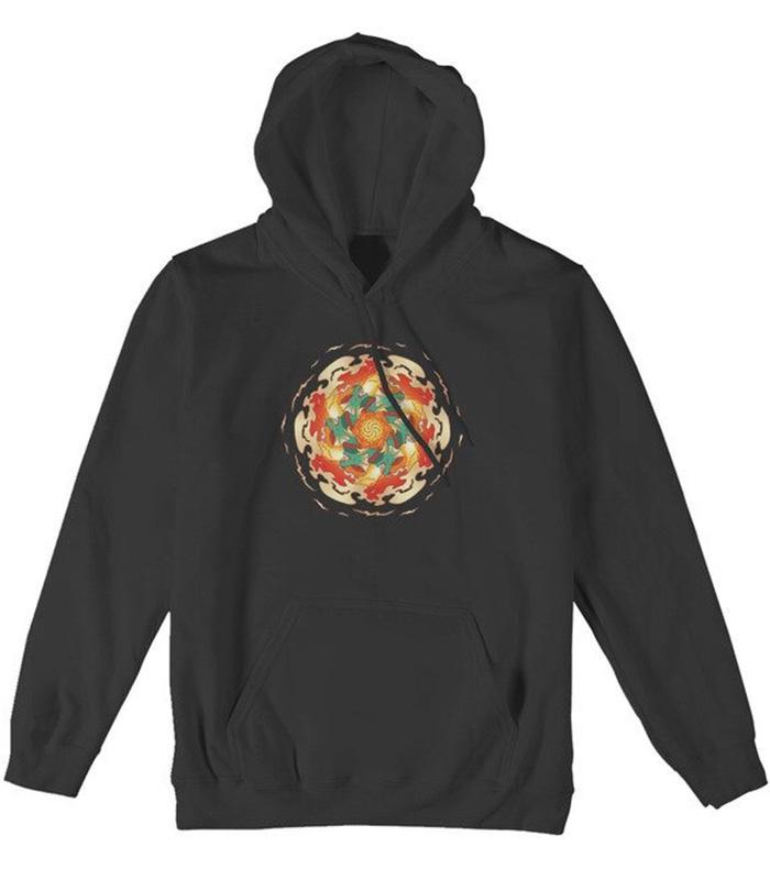 Dragon Hoodie Inferno Cotton Ecological
