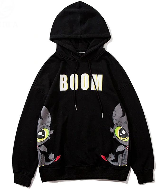Dragon Hoodie toothless Recycled Polyester