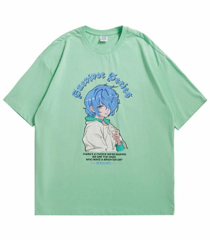 Dragon Tshirt Japanese Anime Biological Cotton